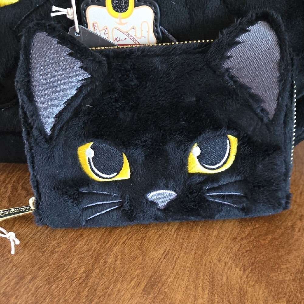 Disney Black Cat Plush Pouch